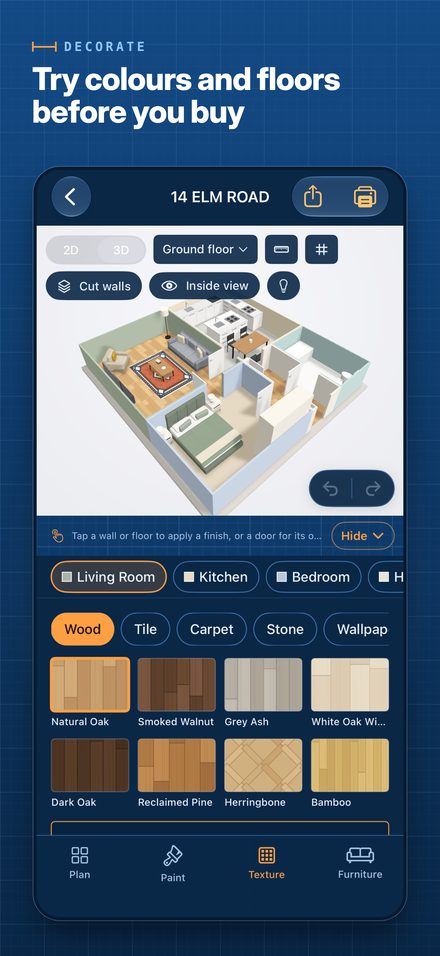 Choosing flooring textures